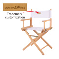 Custom luxury aluminium folding makeup artist wood folding director chairs, director garden chair